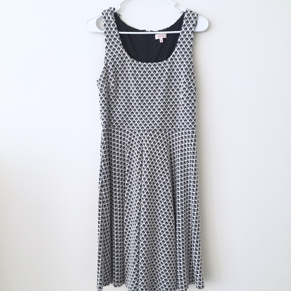 Pixley Navy Blue Pattern Dress